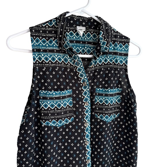 Anthropologie sleeveless button up blouse Small - Picture 3 of 7
